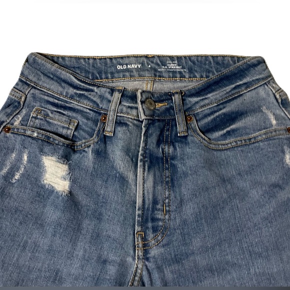 Old Navy Size Women’s 4 High Rise Curvy O.G. Straight Jeans - Picture 6 of 10